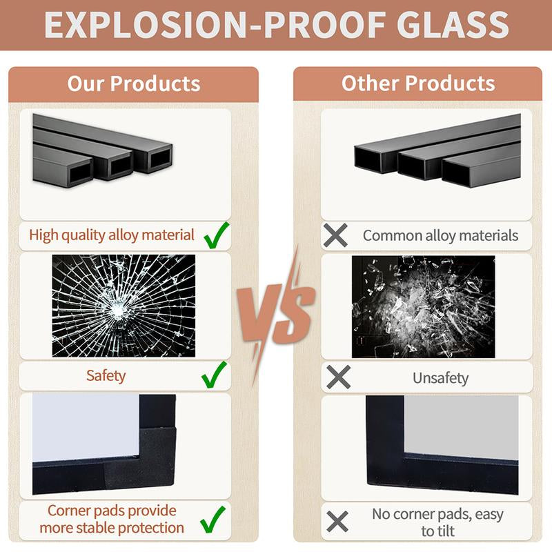 GOGOFREE Full-Length Mirror with LED Lights – 3 Adjustable Color Modes for Style & Functionality