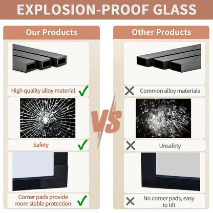 GOGOFREE Full-Length Mirror with LED Lights – 3 Adjustable Color Modes for Style & Functionality