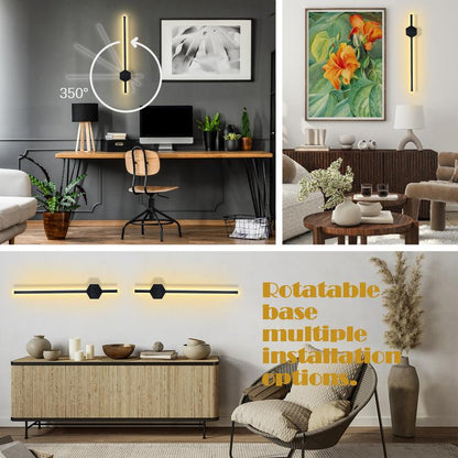 Battery Operated Wall Sconces Set of Two, USB Rechargeable Wall Lights with Remote Control, Dimmable Wireless Wall Lamp, 3 Color Mood Light for Hallway Living Room Bedroom
