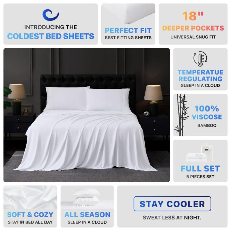Full Coldest Bed Sheet Set